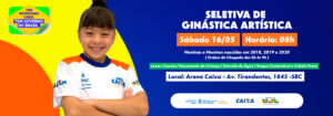 Seletiva de Ginástica Artística em São Bernardo do Campo!